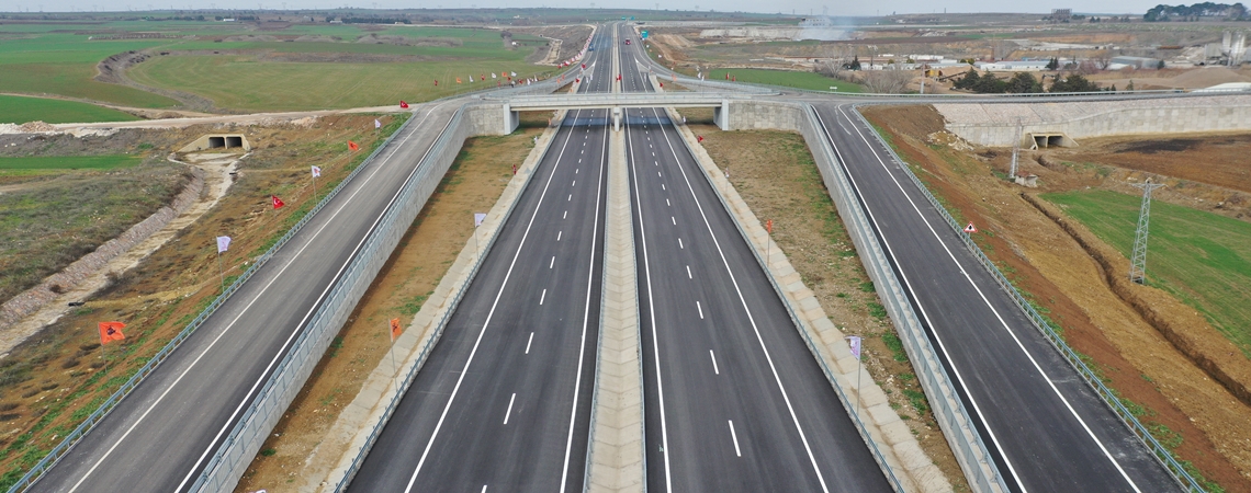 PAZARKULE-EDİRNE-TEM BAĞLANTI YOLU TRAFİĞE AÇILDI